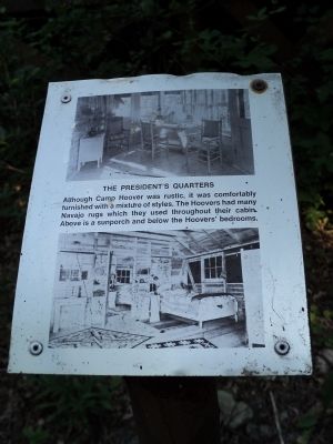 The President’s Quarters Marker. Click for full size. The President’s Quarters Marker image. Click for full size.