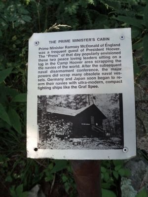 The Prime Ministers Cabin Marker image. Click for full size.