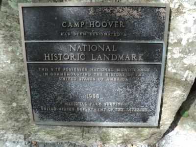 Camp Hoover Marker image. Click for full size.