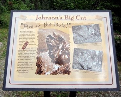 Johnson’s Big Cut Marker. Click for full size. Johnson’s Big Cut Marker image. Click for full size.