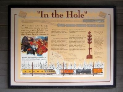 "In the Hole" Marker. Click for full size. "In the Hole" Marker image. Click for full size.