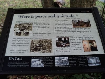 Here is peace and quietude Marker. Click for full size. Here is peace and quietude Marker image. Click for full size.