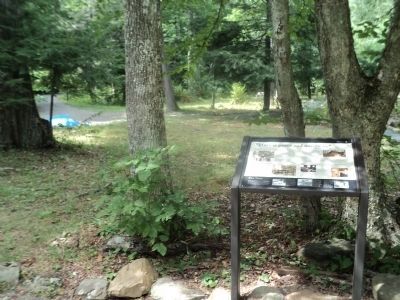 Marker at Rapidan Camp image. Click for full size.