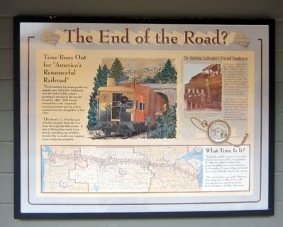The End of the Road? Marker. Click for full size. The End of the Road? Marker image. Click for full size.