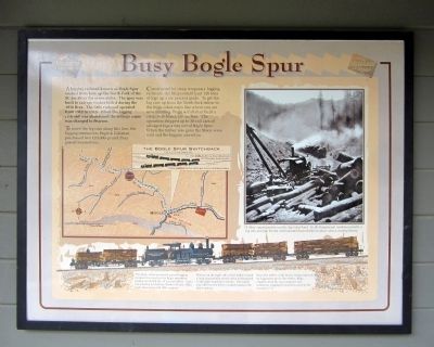 Busy Bogle Spur Marker. Click for full size. Busy Bogle Spur Marker image. Click for full size.