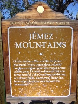 Jémez Mountains Marker image. Click for full size.