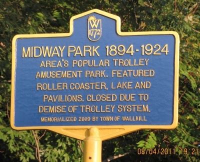 Midway Park 1894-1924 Marker. Click for full size. Midway Park 1894-1924 Marker image. Click for full size.