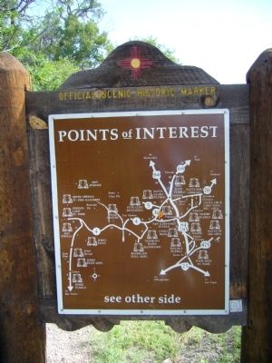 <i>back of</i> Pueblo of Santa Clara Marker. Click for full size. <i>back of</i> Pueblo of Santa Clara Marker image. Click for full size.