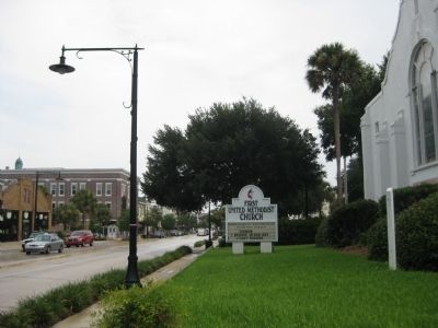 First United Methodist Church Sign image. Click for full size.