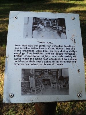 Town Hall Marker. Click for full size. Town Hall Marker image. Click for full size.