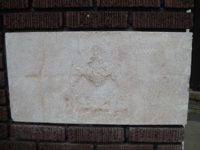 St. John's Masonic Lodge Cornerstone. Click for full size. St. John's Masonic Lodge Cornerstone image. Click for full size.