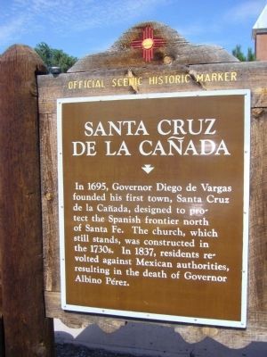 Santa Cruz de la Caada Marker image. Click for full size.