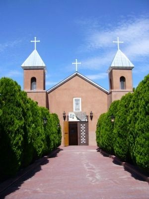 Santa Cruz de la Cañada Church image. Click for full size.