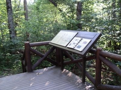 Marker at Rapidan Camp. Click for full size. Marker at Rapidan Camp image. Click for full size.