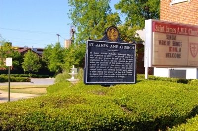 St. James AME Church Marker image. Click for full size.
