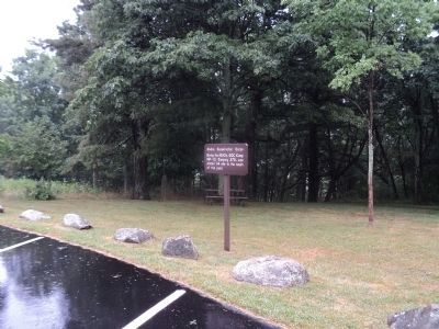Marker in the Pinnacles Picnic Area. Click for full size. Marker in the Pinnacles Picnic Area image. Click for full size.