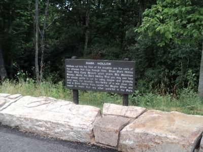 Marker on Skyline Drive. Click for full size. Marker on Skyline Drive image. Click for full size.