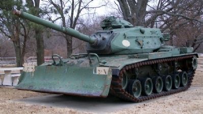 Chase County All Veterans Memorial Tank. Click for full size. Chase County All Veterans Memorial Tank image. Click for full size.