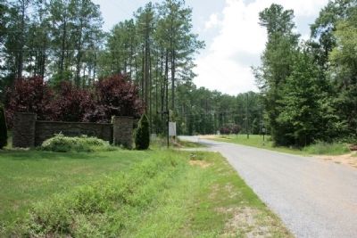 Looking South Along Gen. Jackson Memorial Drive. Entrance to Waters Edge Subdivision. image. Click for full size.