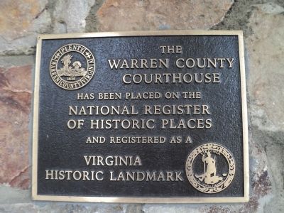 Warren County Courthouse Marker. Click for full size. Warren County Courthouse Marker image. Click for full size.