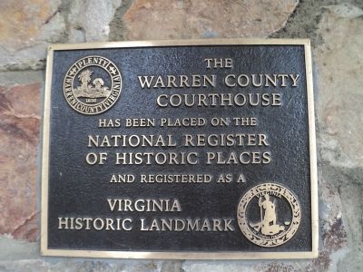 Warren County Courthouse Marker image. Click for full size.
