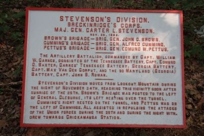 Stevenson's Division Marker. Click for full size. Stevenson's Division Marker image. Click for full size.