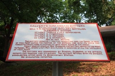 Calvert's (Arkansas) Battery Marker image. Click for full size.