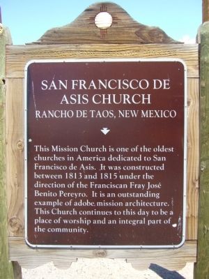 San Francisco de Asis Church Marker. Click for full size. San Francisco de Asis Church Marker image. Click for full size.