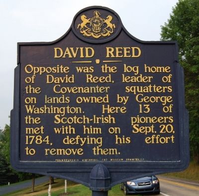 David Reed Marker. Click for full size. David Reed Marker image. Click for full size.