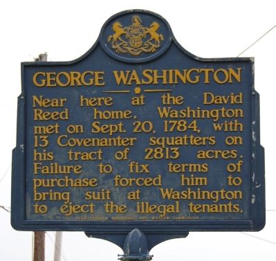 George Washington Marker. Click for full size. George Washington Marker image. Click for full size.