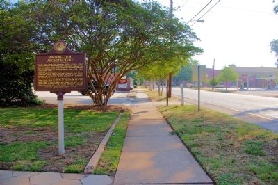 Antebellum Architecture Marker image. Click for full size.