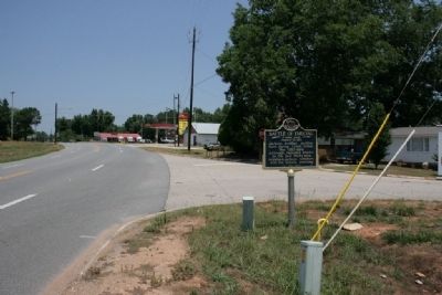 Battle Of Emucfau Marker. Click for full size. Battle Of Emucfau Marker image. Click for full size.