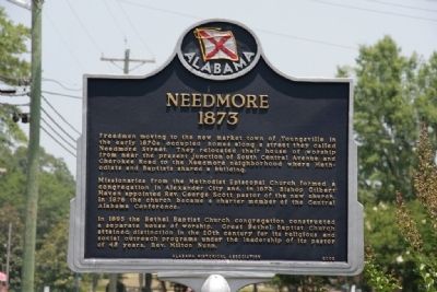 Needmore 1873 Marker image. Click for full size.