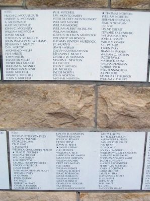 Chase County All Veterans Memorial Honor Roll. Click for full size. Chase County All Veterans Memorial Honor Roll image. Click for full size.
