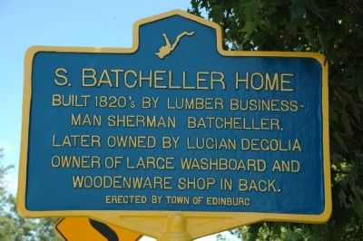 Sherman Batcheller Home Marker image. Click for full size.