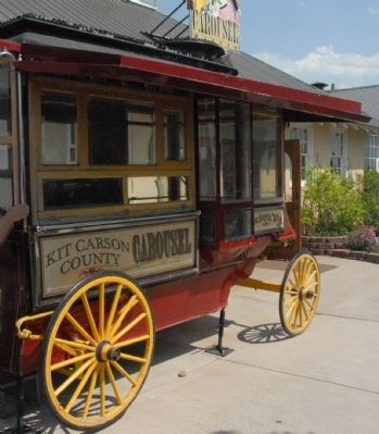 Kit Carson County Carousel Popcorn Wagon. Click for full size. Kit Carson County Carousel Popcorn Wagon image. Click for full size.