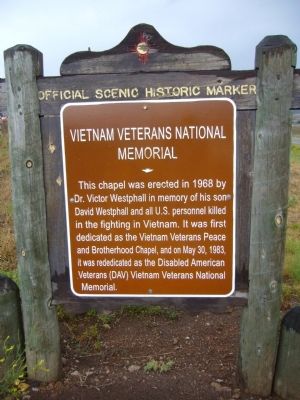 Vietnam Veterans National Memorial Marker image. Click for full size.