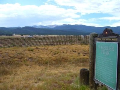Wheeler Peak Marker. Click for full size. Wheeler Peak Marker image. Click for full size.