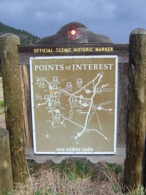 <i>back of</i> Eagle Nest Lake State Park Marker image. Click for full size.