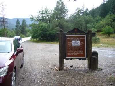 Cimarron Canyon State Park Marker image. Click for full size.