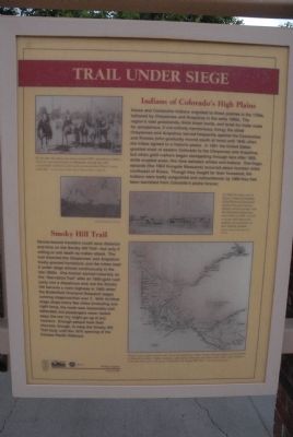 Trail Under Siege Marker image. Click for full size.