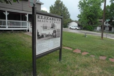 Elizabeth Main Street Marker image. Click for full size.