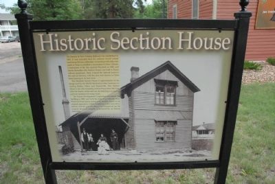 Historic Section House Marker image. Click for full size.
