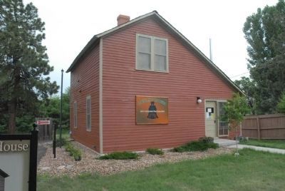 Historic Section House of the D&NO Railroad in Elizabeth, Colorado image. Click for full size.