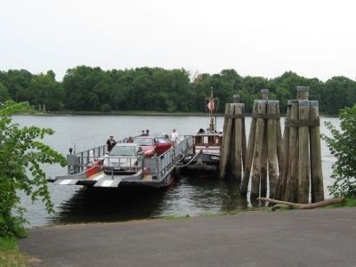 The Ferry Approaches the Rocky Hill Landing. Click for full size. The Ferry Approaches the Rocky Hill Landing image. Click for full size.