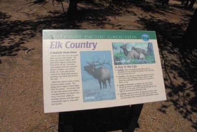Elk Country Marker. Click for full size. Elk Country Marker image. Click for full size.