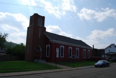 St. Peter's Evangelical Lutheran Church Marker. Click for full size. St. Peter's Evangelical Lutheran Church Marker image. Click for full size.