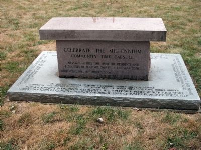 Community Time Capsule - - (On West Lawn of Courthouse.). Click for full size. Community Time Capsule - - (On West Lawn of Courthouse.) image. Click for full size.