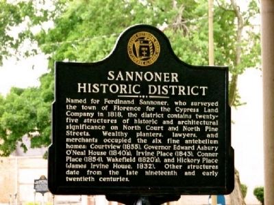 Sannoner Historic District Marker image. Click for full size.