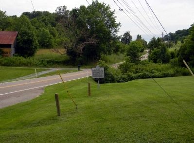 Wide view of the Acuff Chapel Marker. Click for full size. Wide view of the Acuff Chapel Marker image. Click for full size.